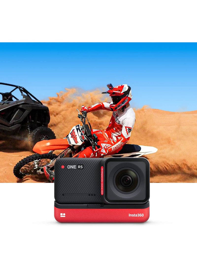 Insta360 - ONE RS Twin Edition – Waterproof 4K 60fps Action Camera & 5.7K 360 Camera With Interchangeable Lenses, Stabilization, 48MP Photo, Active HDR, AI Editing - Image 1