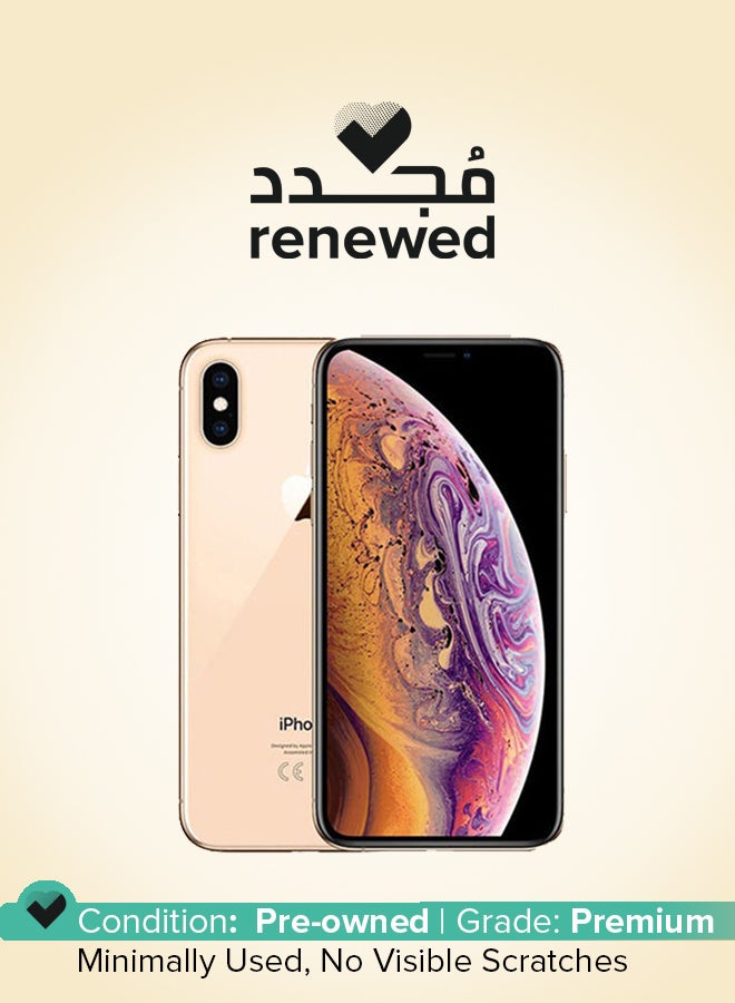 Apple Renewed - iPhone XS Max 512GB Gold 4G With Facetime - International Version - Image 1