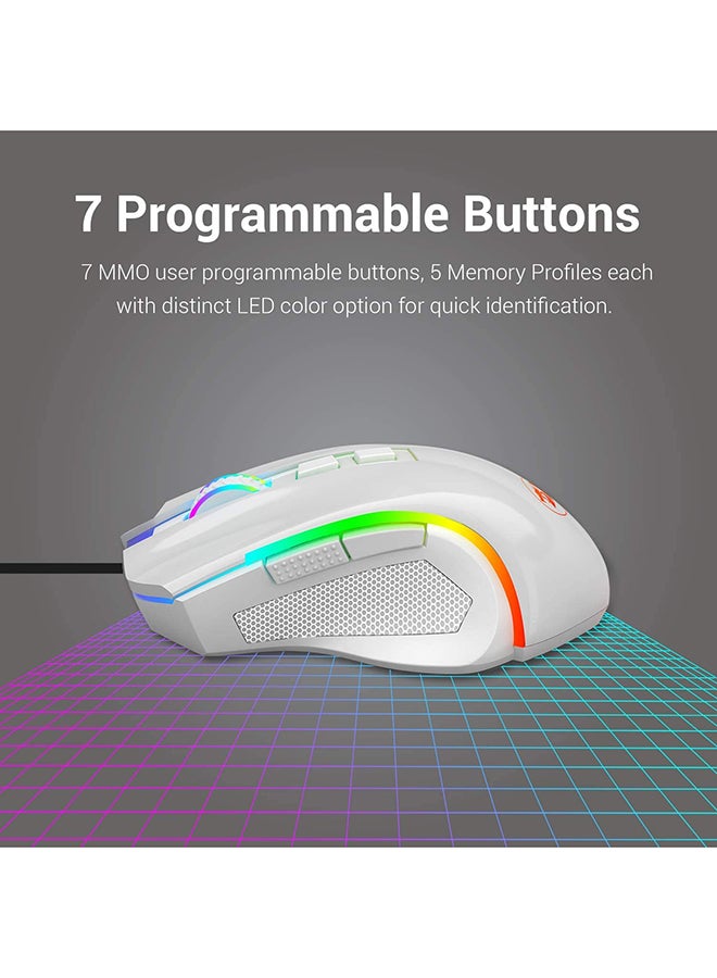 REDRAGON M607W GRIFFIN RGB Gaming Mouse - Image 3