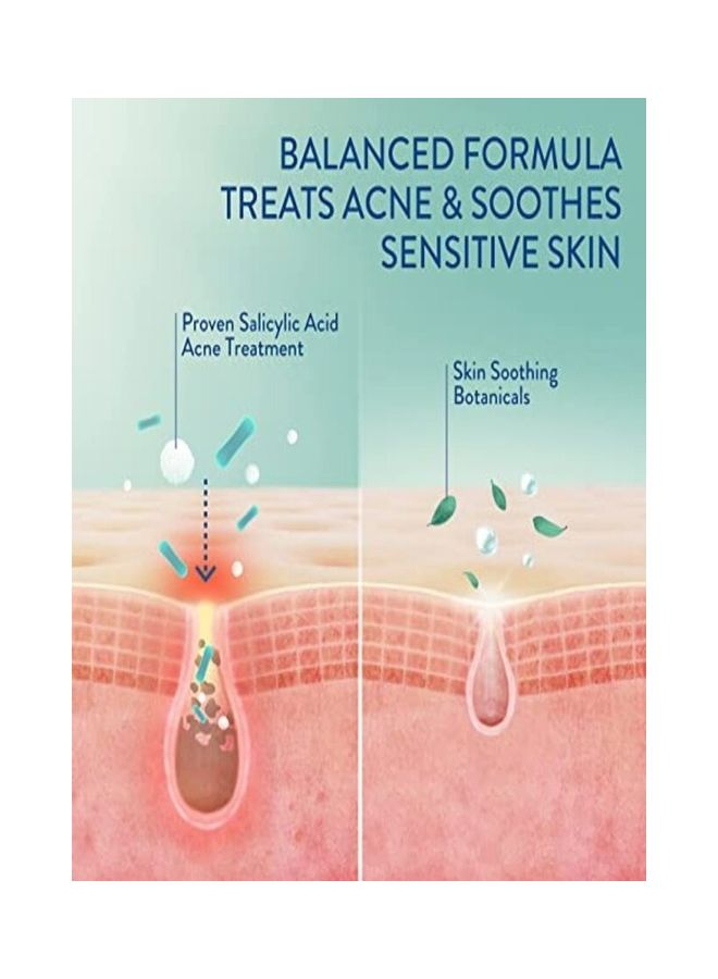 Cetaphil Gentle Clear Clarifying Acne Cream Cleanser Face Wash 124ml - Image 2