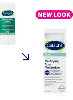Cetaphil Gentle Clear Mattifying Acne Moisturizer, 3 Fl Oz Packaging May Vary 89ml  - Image 2