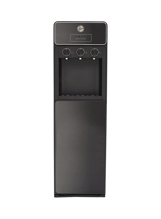 Hoover Bottom Loading Water Dispenser With Cabinet , 3 Water Spouts for Hot, Cold, Child Safety Lock, Knob Control, Stretched Stainless Cold Tank, 1 Year Warranty ,Black - HWD-SBL-02B ‎HWD-SBL-02B Black - Image 1