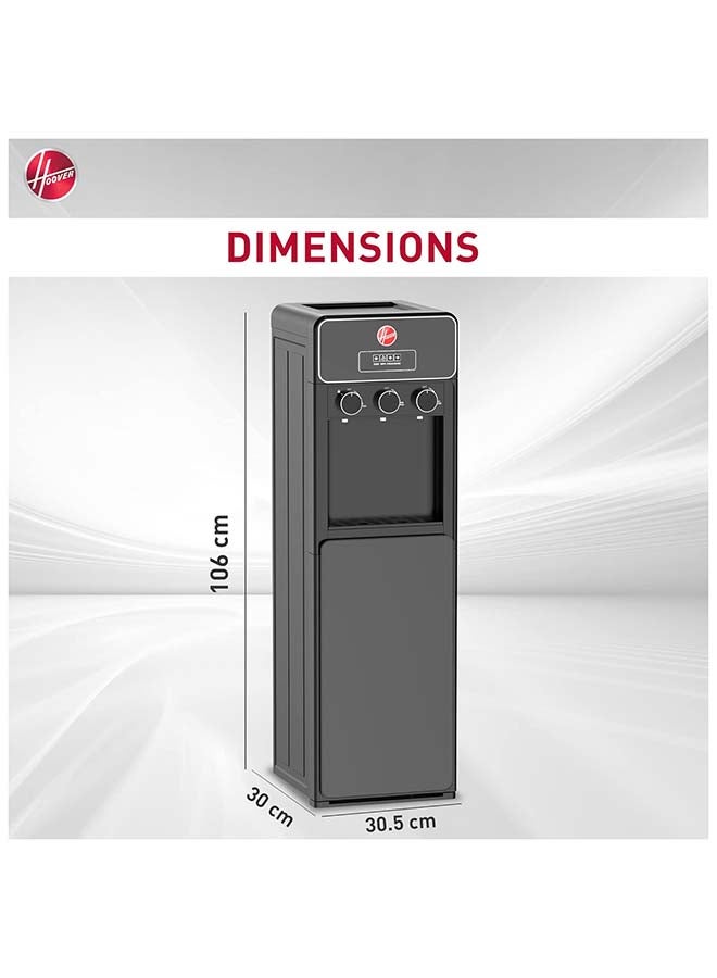 هوفر موزع مياه بتحميل سفلي ‎HWD-SBL-02B أسود - Image 2