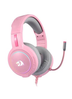 H270 MENTO RGB Gaming Headset with Microphone, Wired, Compatible with Xbox One, Nintendo Switch, PS4, PS5, PC, Laptops and Nintendo Switch Pink