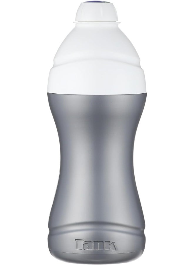 تانك زجاجة مياه فضي 0.75لترات - Image 2
