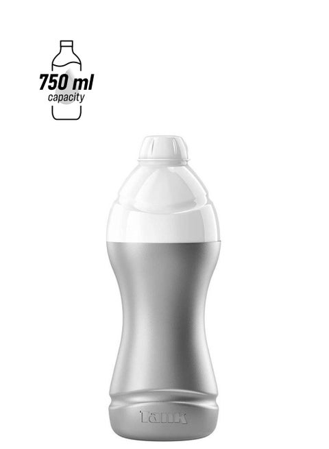 Water Bottle Silver 0.75Liters