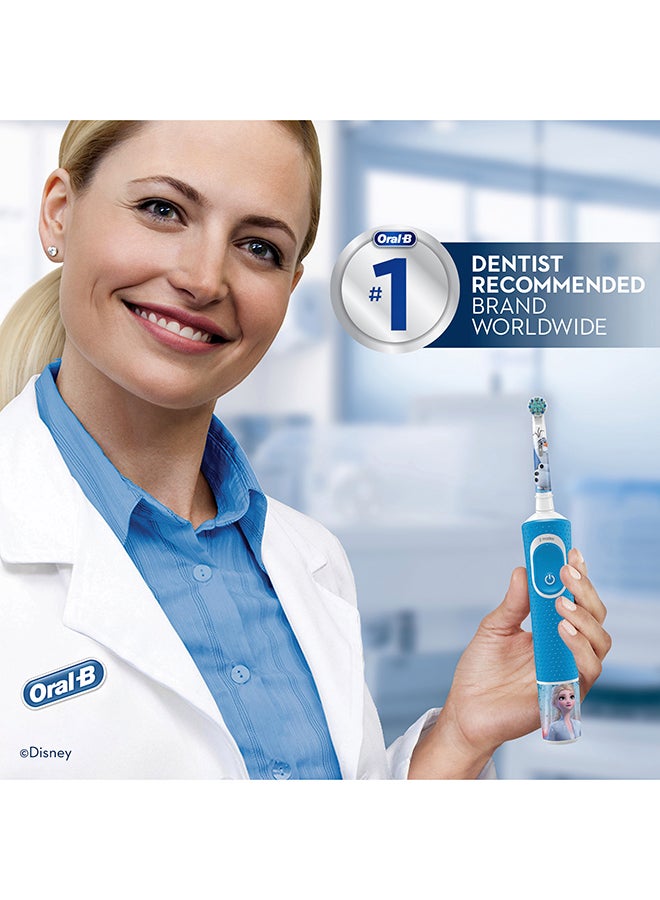 Oral-B Kids Vitality Superior Clean Rechargeable Electric Toothbrush Heads, Frozen, 3+ Years, 1 Count Purple - Image 5
