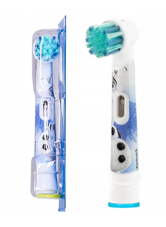 Oral-B Kids Vitality Superior Clean Rechargeable Electric Toothbrush Heads, Frozen, 3+ Years, 1 Count Purple - Image 2