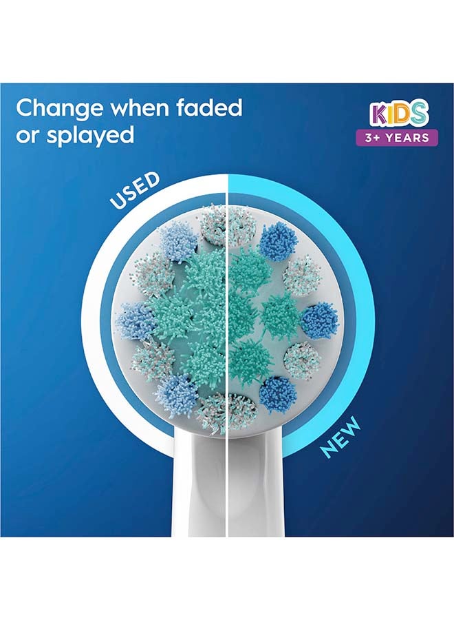 Oral-B Kids Frozen Electric Toothbrush Replacement Heads 2 Pieces White - Image 5