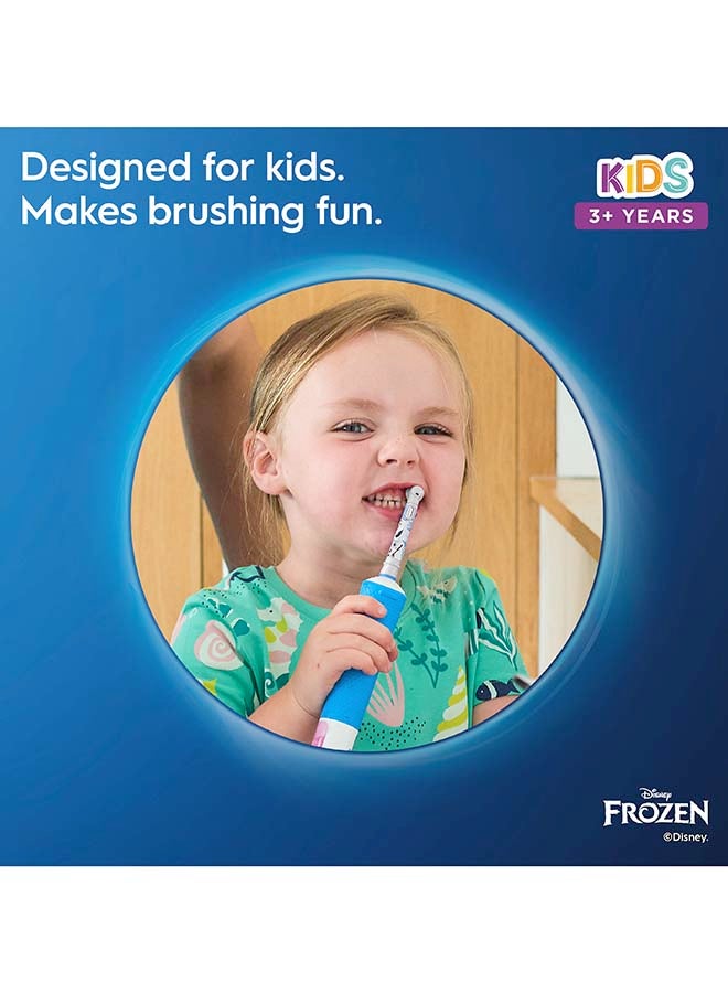 Oral-B Kids Frozen Electric Toothbrush Replacement Heads 2 Pieces White - Image 3