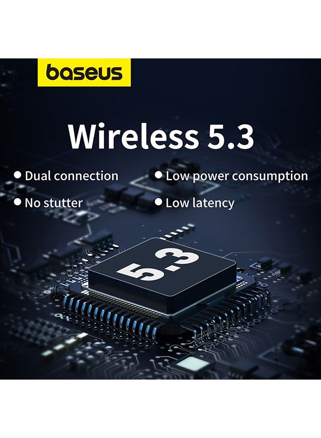 Baseus Bowie E2 True Wireless Waterproof Bluetooth V5.2 TWS Noise Cancelling Earphones Touch Control Earbuds HiFi Stereo 205H Earbuds with Charging Case for iPhone Android Black Black  - Image 5