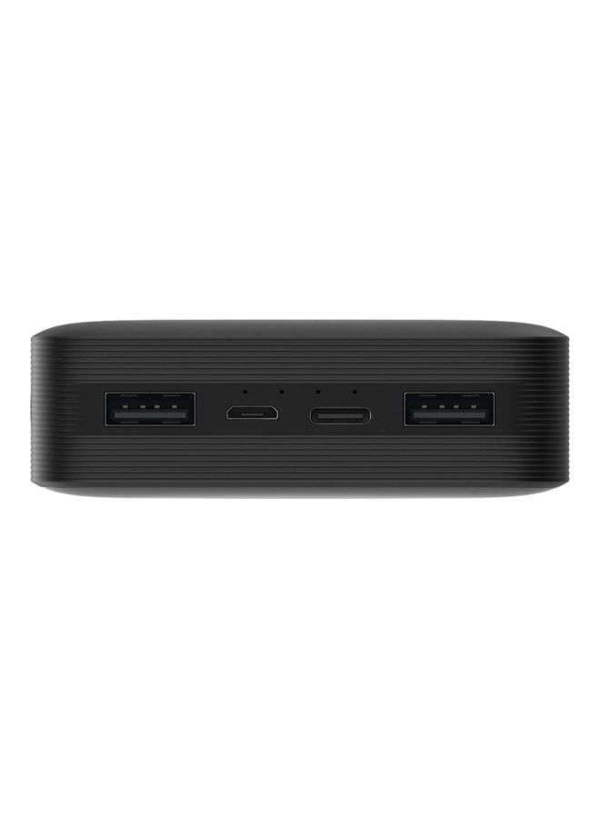 Xiaomi 20000 mAh Redmi Power Bank Fast Charge 18W Dual Port with Micro-USB and USB-C Input Black - Image 4