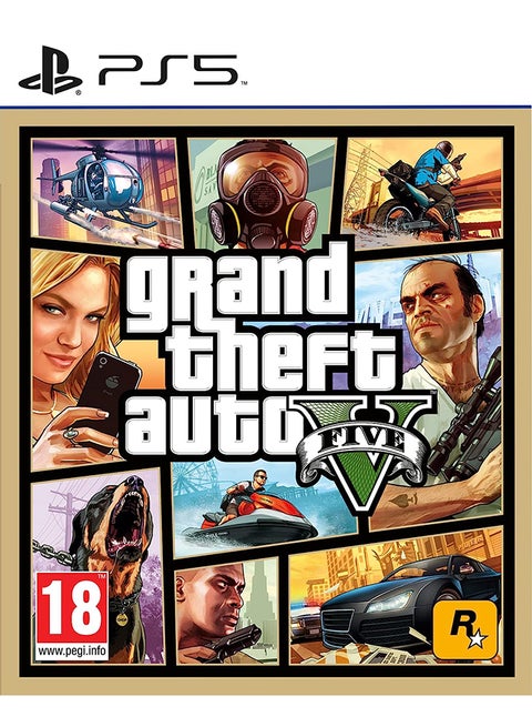 لعبة الفيديو 'Grand Theft Auto V' - مغامرة - بلايستيشن 5 (PS5)