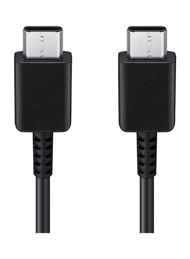 سامسونج كابل USB-C إلى USB-C سعة 3 أمبير وطول 1.8 متر أسود - Image 2
