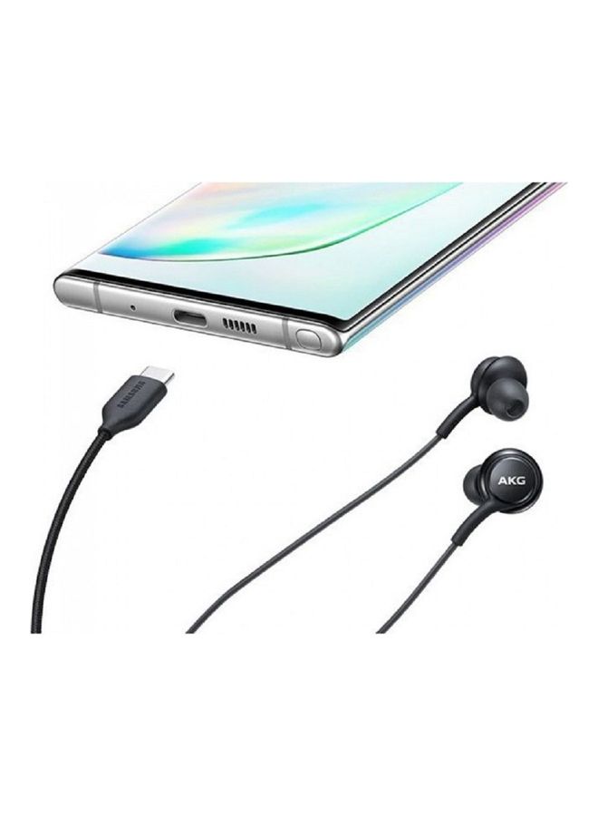 سامسونج سماعات أذن سلكية بمنفذ Type-C من إيه كيه جي أسود - Image 4