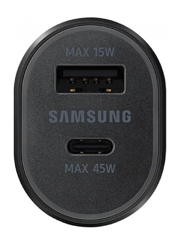 Samsung Super Fast 2.0 Dual Port Car Charger With Type-C Cable Black - Image 2