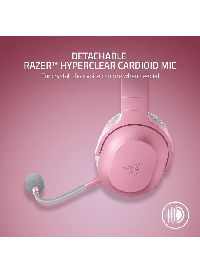 RAZER - Razer Barracuda X Wireless Multi-Platform Gaming And Mobile Headset, 250G Ergonomic Design, Detachable Hyperclear Mic, 20Hrs Battery Life, Compatible W/Pc, Ps5 - Quartz - Image 1