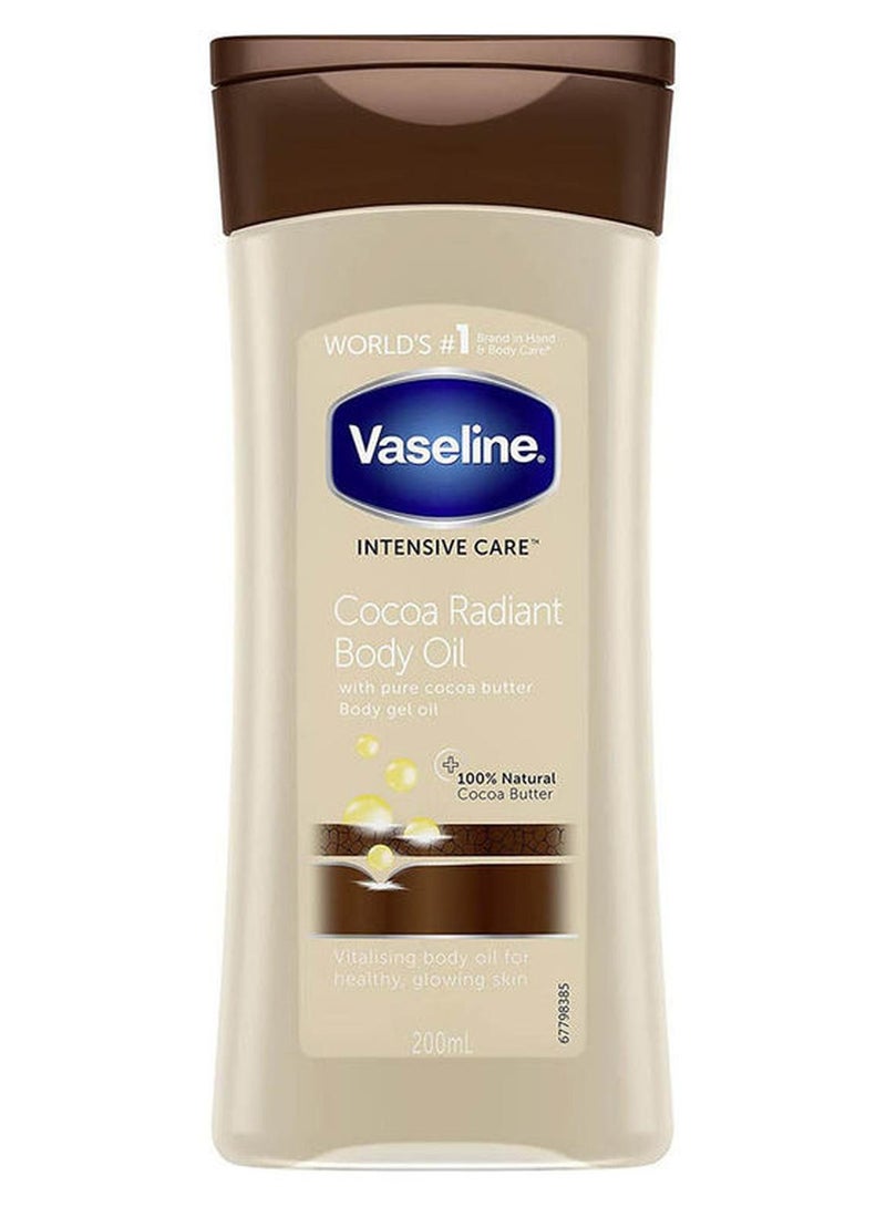 Vaseline Cocoa Radiant Body Oil White 200ml