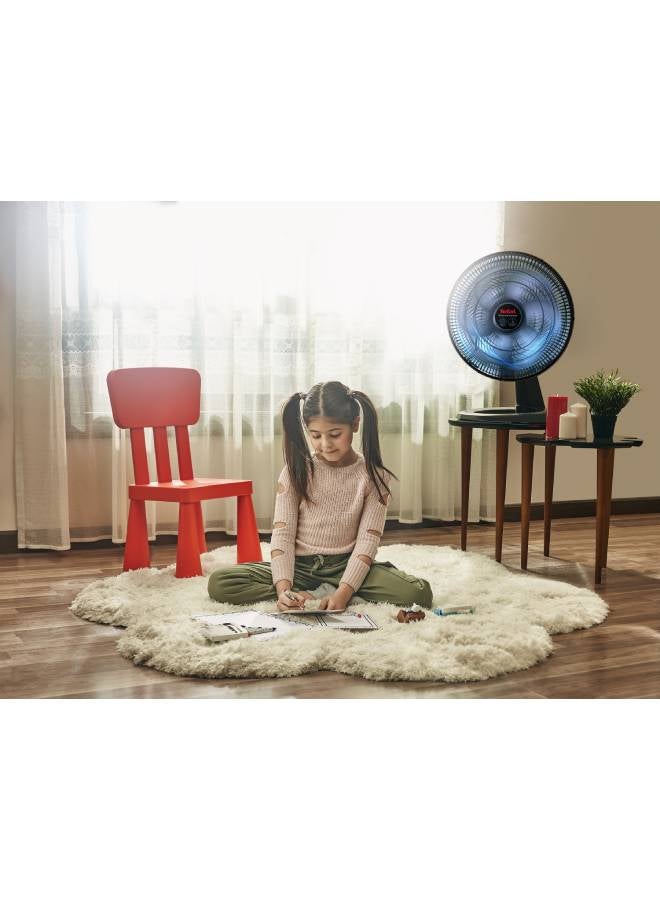 Tefal Silence Force Desk Fan, 16 Inch, 3 Speeds, VG4110EE Black  - Image 5