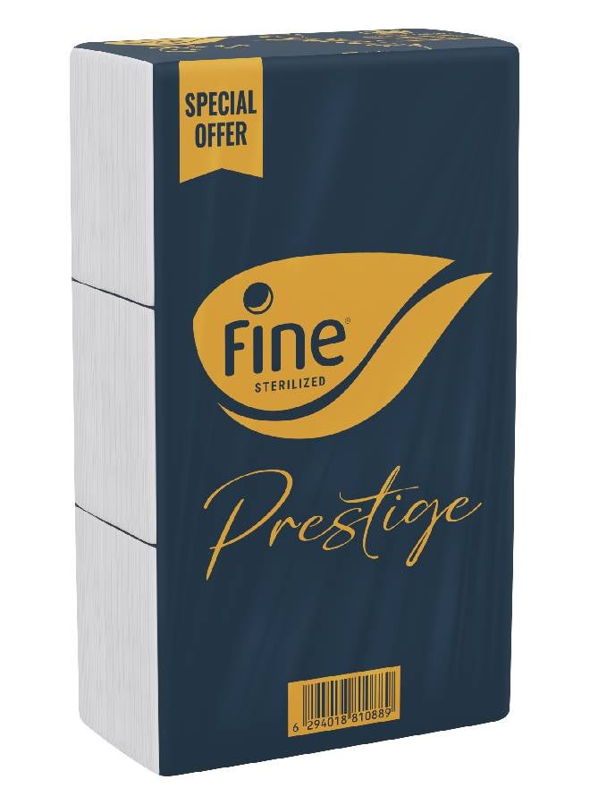 Fine Prestige Facial Tissues 500 Sheets, 3 Ply, Pack of 3 - Image 1