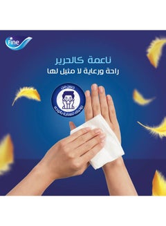 فاين برستيج مناديل وجه 3 طبقات - 480 منديل أبيض  - Image 4