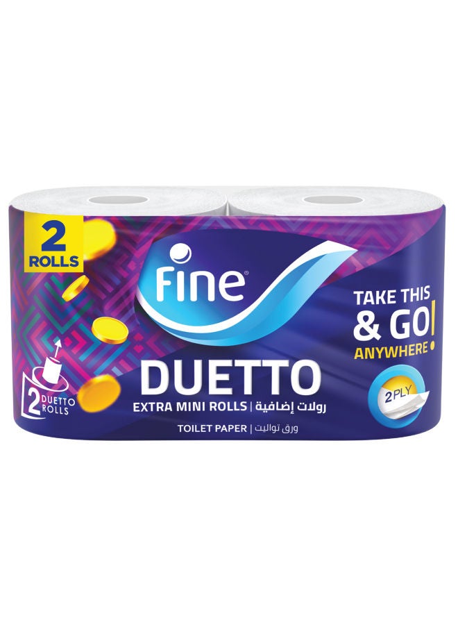 Fine Toilet Rolls Duetto - 2 Roll 2 Ply 