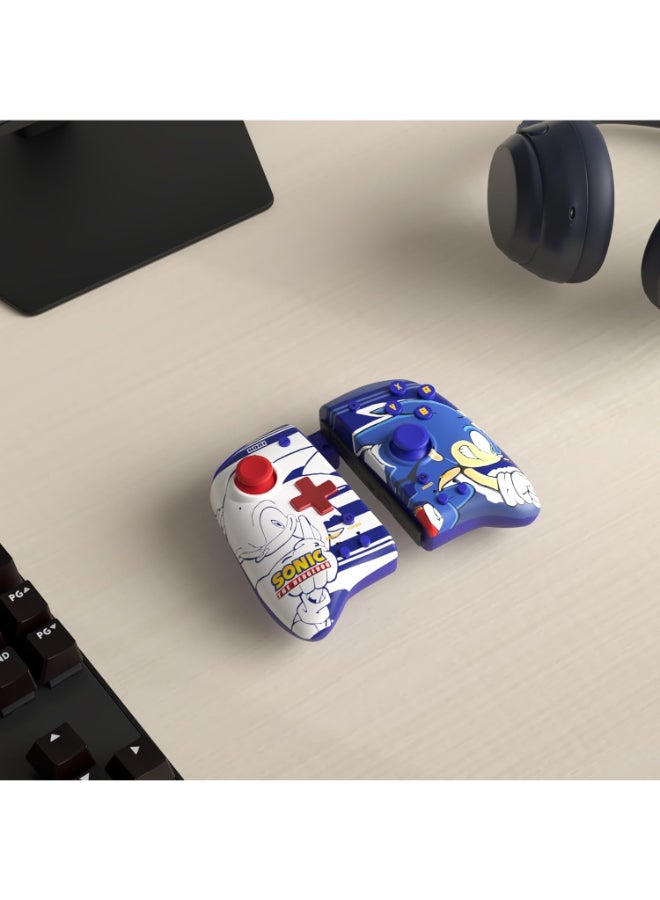 HORI - HORI Nintendo Switch Split Pad Pro (Sonic) Ergonomic Controller for Handheld Mode - Officially Licensed By Nintendo & Sega - Nintendo Switch - Image 1