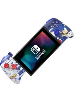 HORI HORI Nintendo Switch Split Pad Pro (Sonic) Ergonomic Controller for Handheld Mode - Officially Licensed By Nintendo & Sega - Nintendo Switch  - Image 3