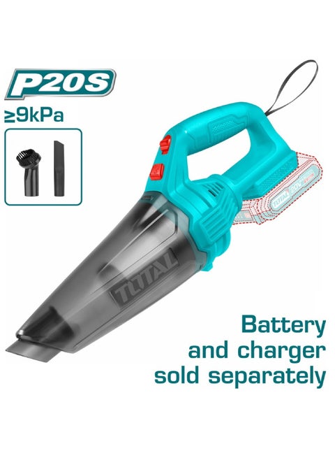 Car Vacuum Cleaner - Lithium‑Ion 20 Volts 0.5 Liters Without Battery