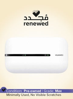 Renewed - Rechargeable 4G Mobile Wi-Fi Router 150 Mbps White
