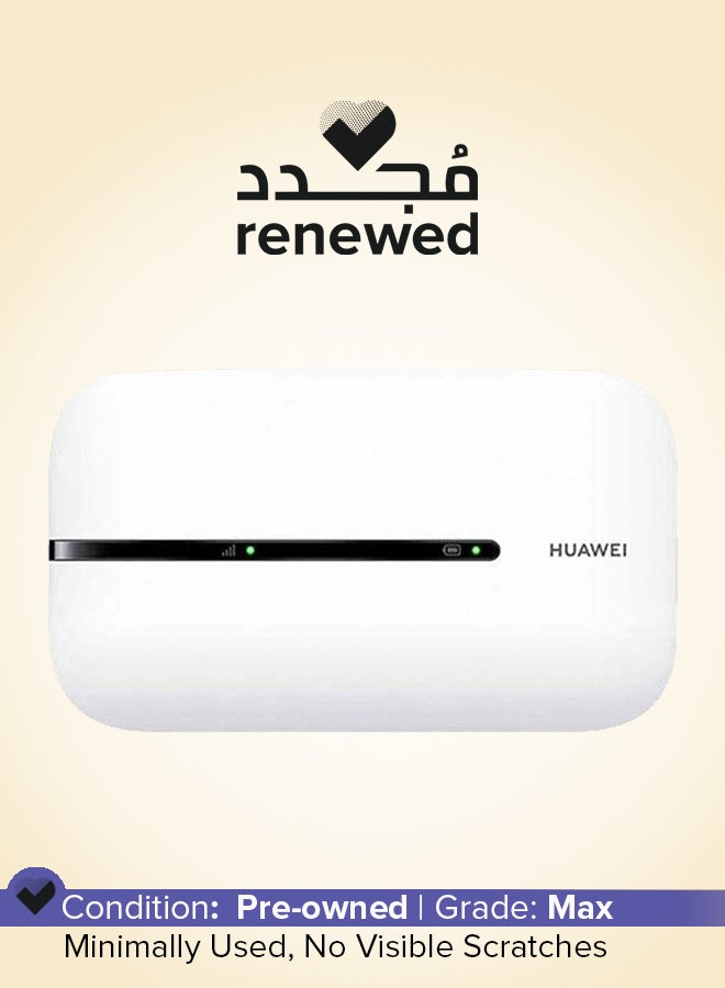 هواوي - Renewed - Rechargeable 4G Mobile Wi-Fi Router 150 Mbps White - Image 1