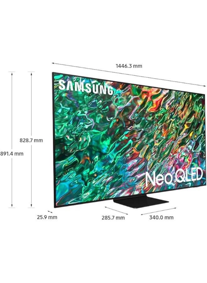 Samsung 65 Inch Neo QLED 4K Smart TV (2022) QA65QN90BAUXZN Titan Black  - Image 3