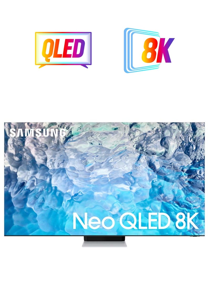 Samsung 65 Inch Neo QLED 8K Smart TV (2022) QA65QN900BUXZN Stainless Steel  - Image 1