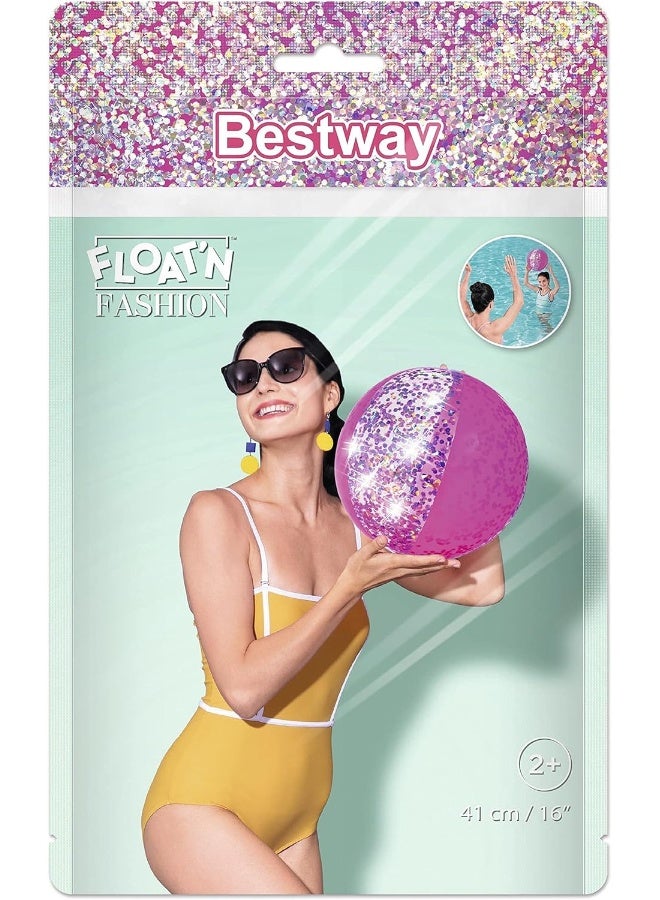 16"/41cm Glitter Fusion Beach Ball 41cm