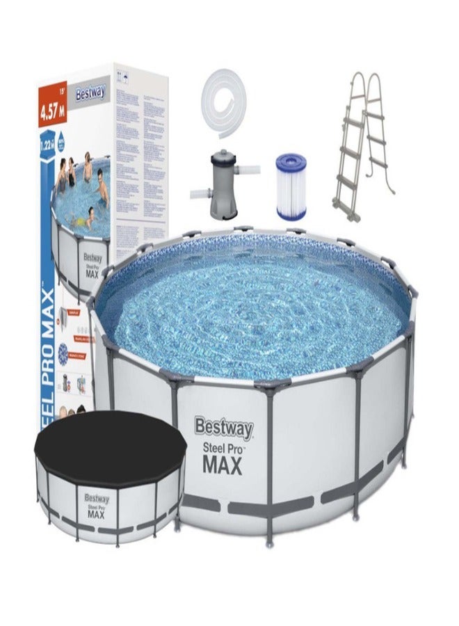 Bestway Steel Pro Max Pool Set 457x122cm  - Image 1