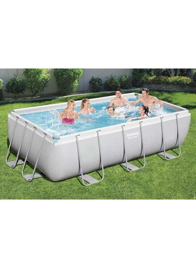 Bestway Pool Set Power Steel 488X244X122cm 4.88x2.44x1.22meter  - Image 2