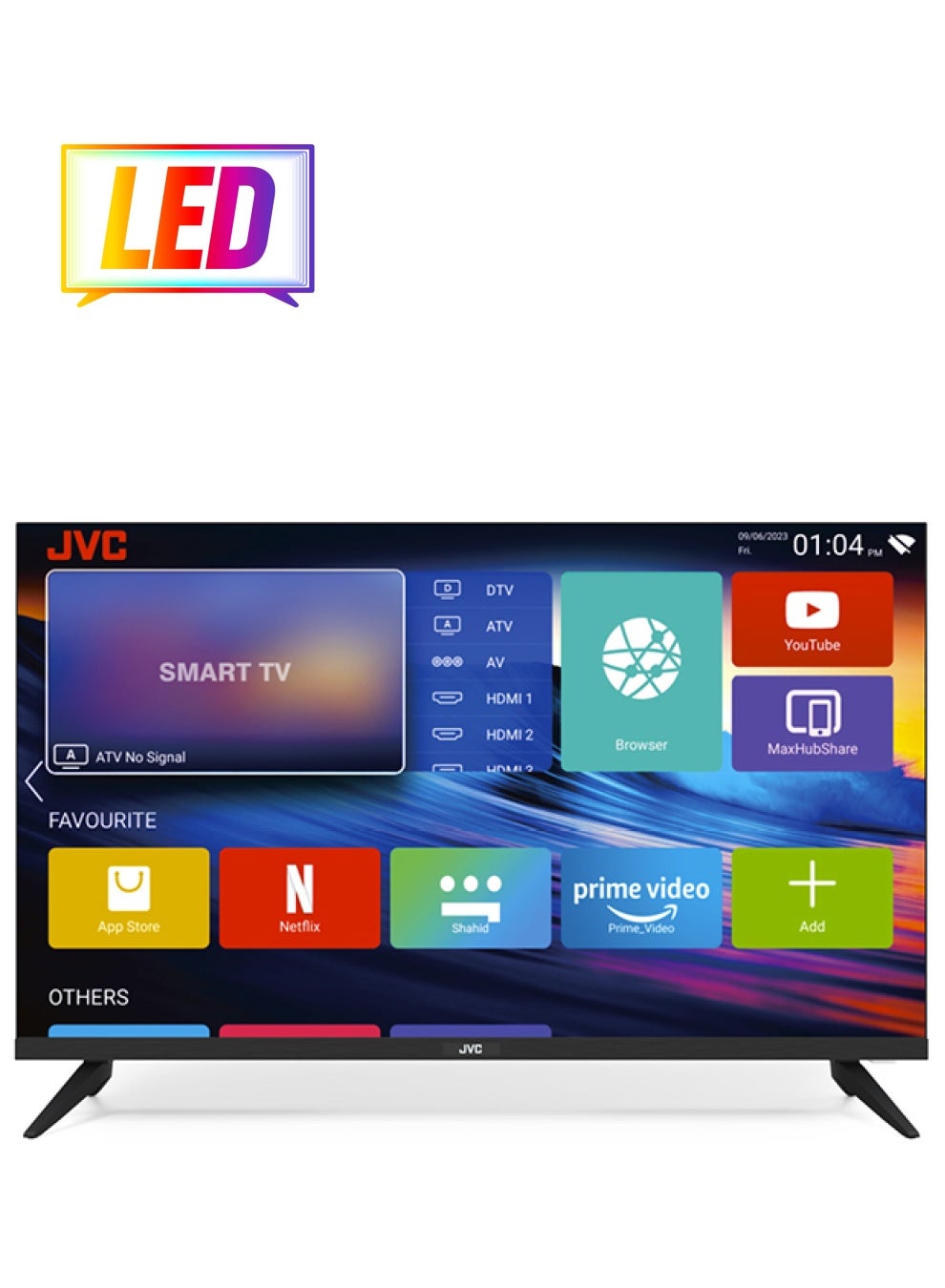 JVC 32 inch HD Edgeless Android 14 Smart TV With Wifi, Dolby