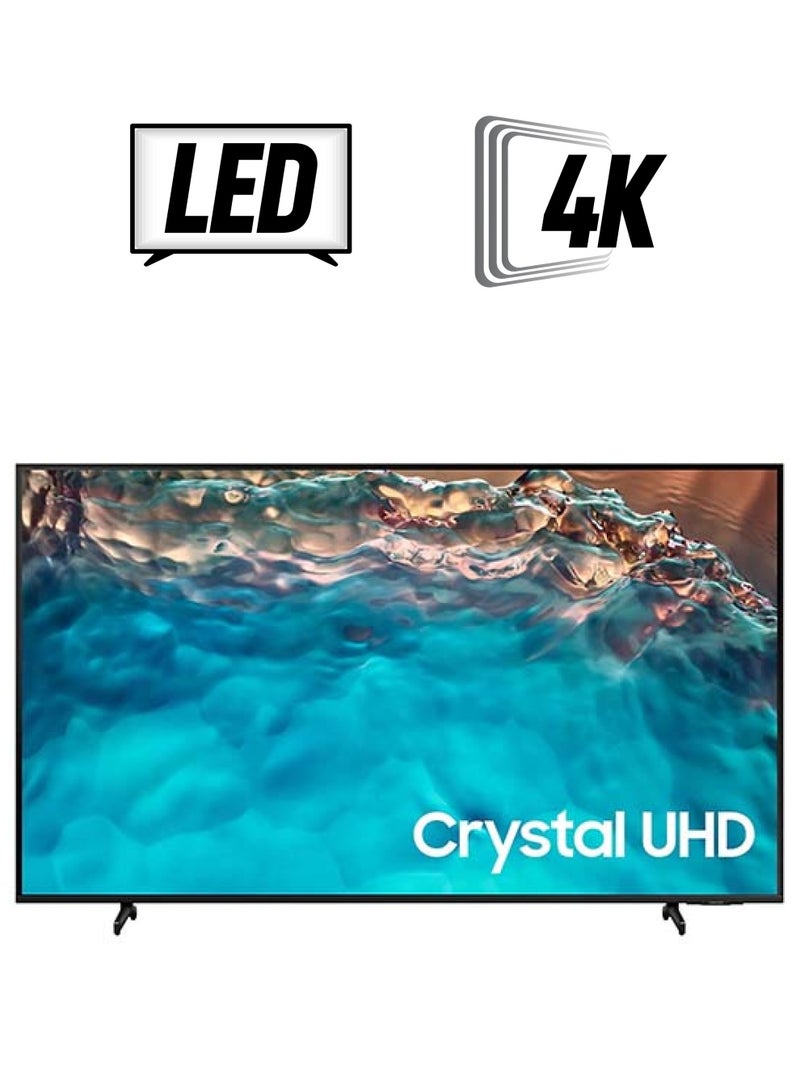 Samsung 75 Inch Crystal UHD 4K Smart TV (2022) UA75BU8000UXZN Black - Image 1