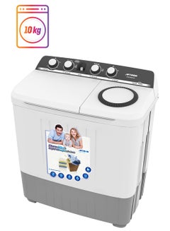 AFTRON Twin Tub Washing Machine 10 kg AFW10500X White 