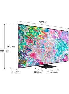 Samsung 75 Inch  QLED 4K Smart TV (2022) Q70 QA75Q70BAUXZN Titan Gray  - Image 3
