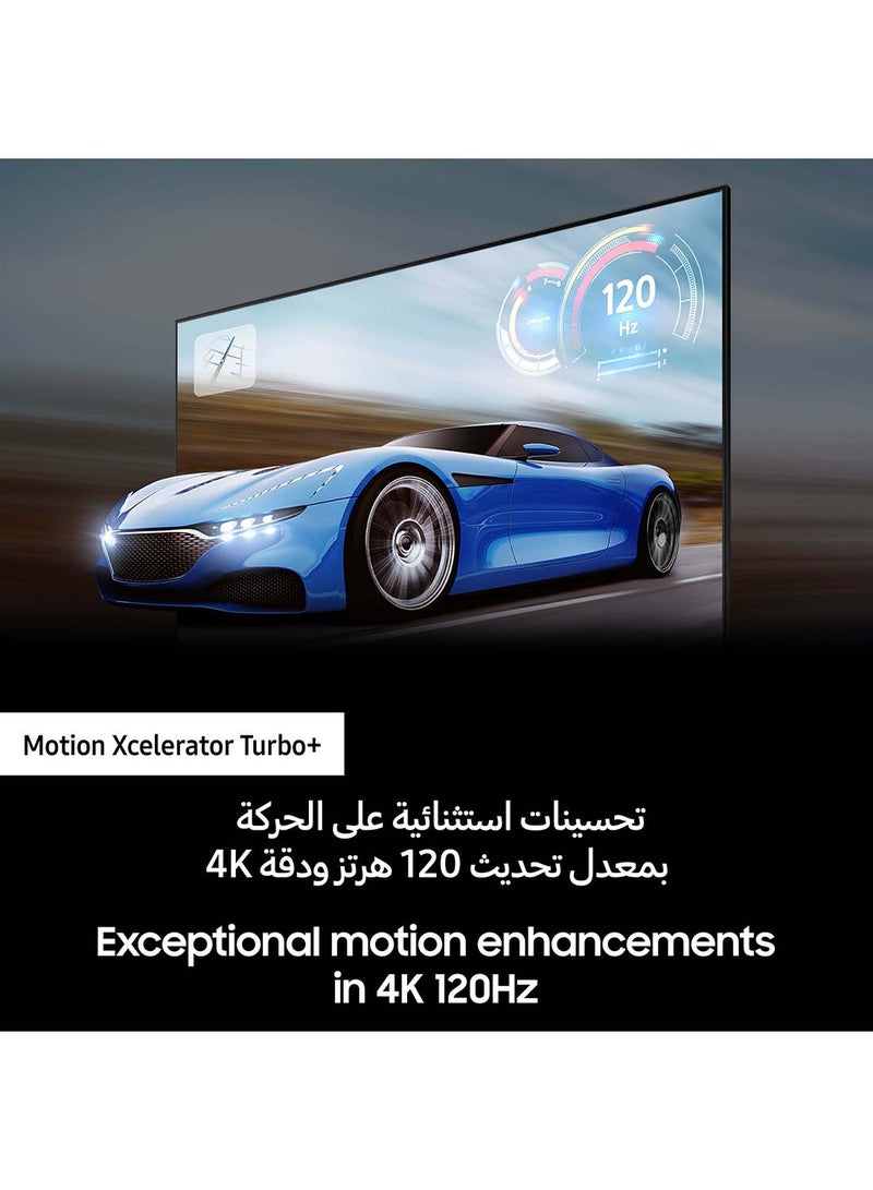 سامسونج تلفزيون QLED ذكي بجودة 4K مقاس 65 بوصة لعام (2022) طراز Q70 QA65Q70BAUXZN رمادي تايتان - Image 5