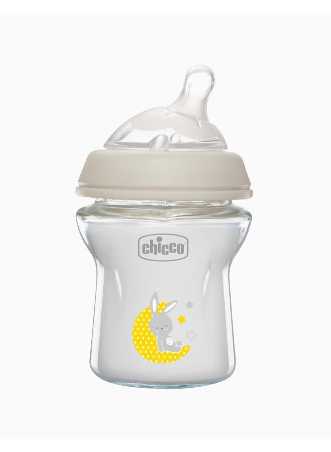 Chicco Natural Feeling Glass Neutral Baby Bottle 0M+