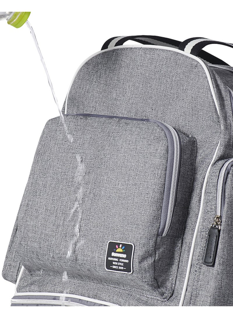 Signature Maternity Diaper Bag With Stroller Hooks Grey - pnsku/N53248448A/45/_/1706170096/e78e79bf-55db-4a0e-b226-166eb8580b8b