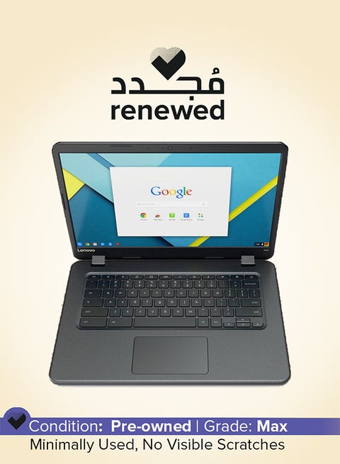 Renewed - Chromebook N42 Laptop With 14-Inch Touchscreen Display,Intel celeron N3060 Processor/6th Gen/4GB RAM/16GB SSD/chrome Os Black