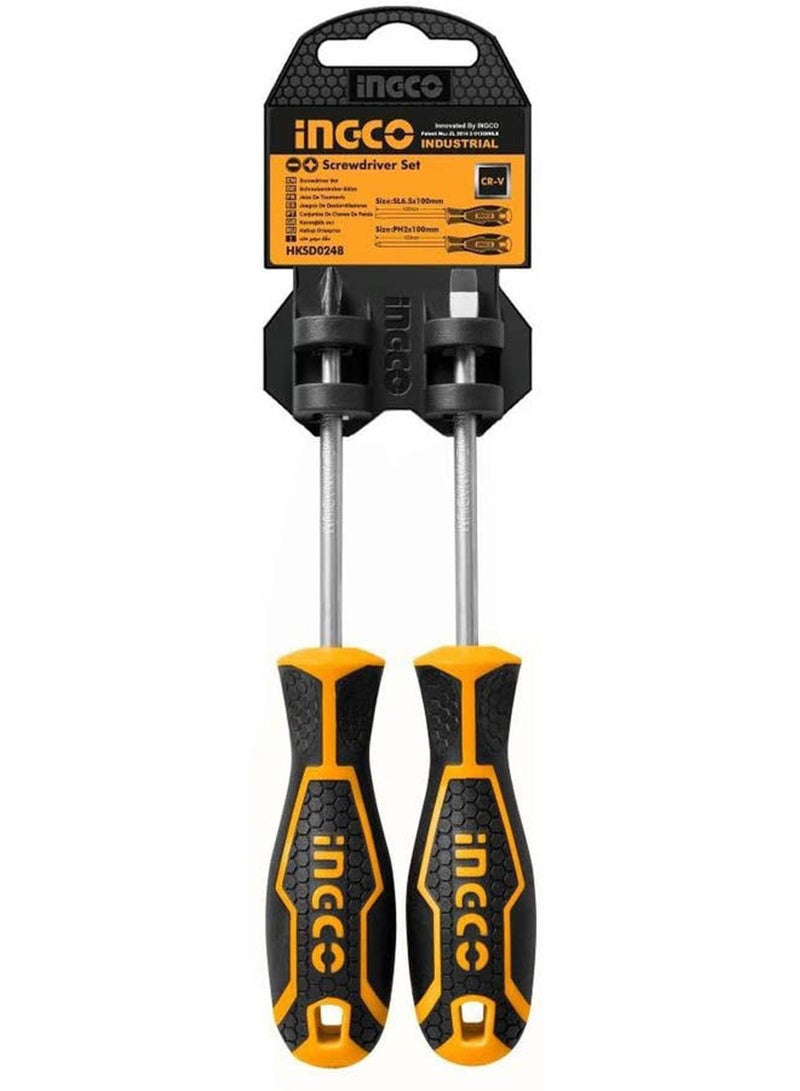 إنجكو طقم مفك براغي Hksd0248، ماركة Ingco