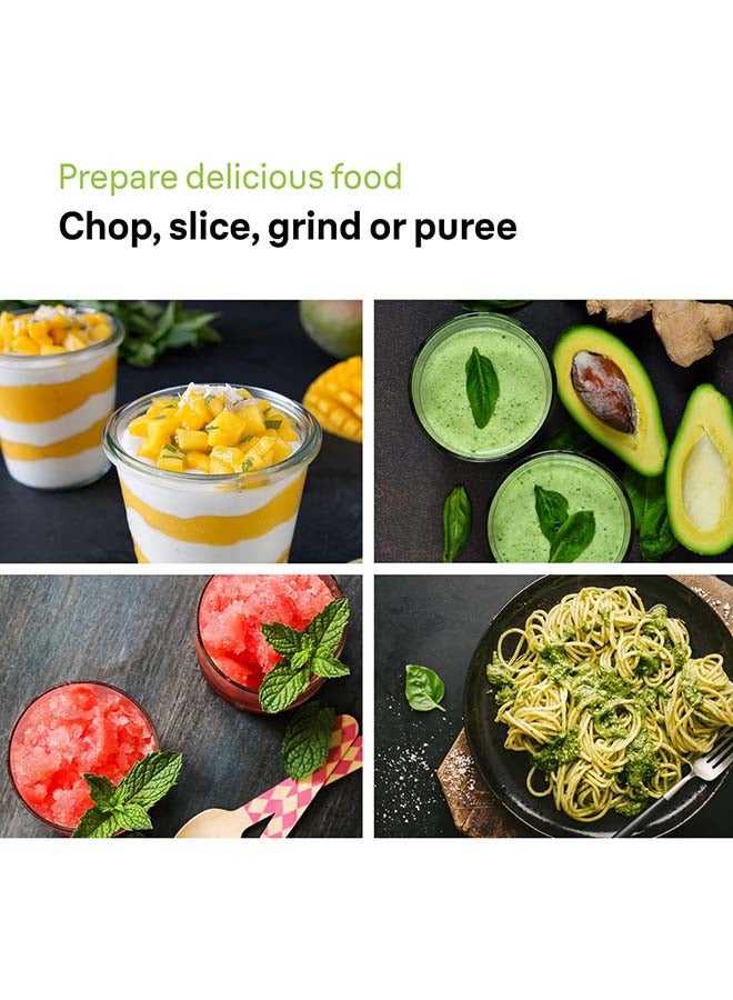 براون خلاط يدوي, مالتي كويك 9, محضر طعام, دورق 0.6  لتر, مفرمه 0.5  لتر, خافق, مفرمه, هراسة بطاطس, عمود من الفولاذ المقاوم للصدأ, التحكم فى رذاذ الماء MQ9187XLI أسود - فضي - Image 4