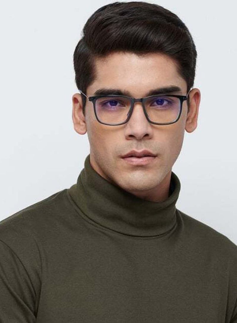 Lenskart Blu Zero Power Bluecut & Antiglare Wayfarer Shape Computer Eyeglasses L BE13533 - Lens Size: 52mm - Green - Image 3