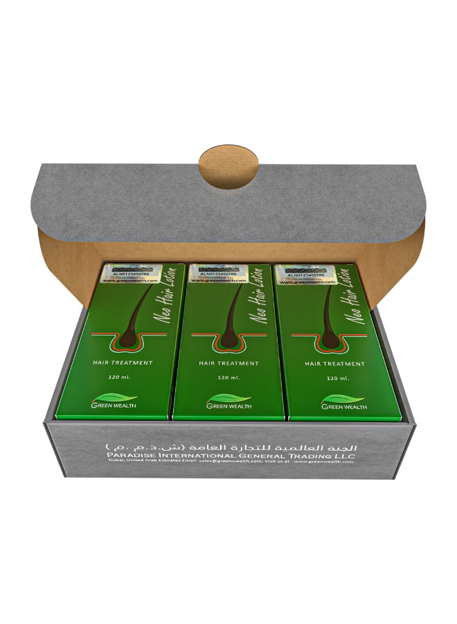 Green Wealth - Neo Hair Lotion Set – 3 Pieces × 120ml - Image 1