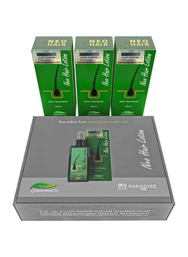 Green Wealth - Neo Hair Lotion Set – 3 Pieces × 120ml - Image 1