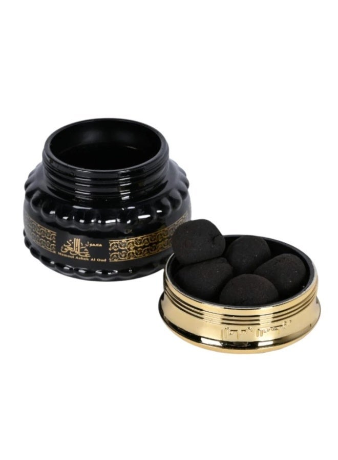 ALMAS Maamoul Incense Ashek Al Oud - 1 Jar x 60grams | Authentic Arabic Bakhoor Oud Wood Powder | Aroma Lasts All Day Long - Perfect for Prayers, Namaz, Ramadan & Eid Gifts, Ceremonies, Meditation & Room Perfuming Ashek Al Oud Mamoul 60grams - Image 3